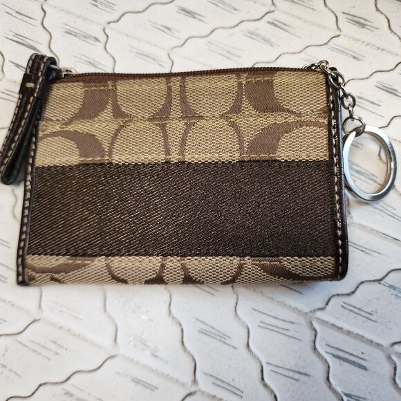 Coach Card Holder Key Ring - Picture 2 of 13